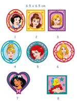 Μοτίφ θερμοκολλητικά Disney Princess σταμπωτά