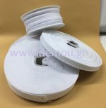 Κορδέλα δίμυτη λινή 14mm / 25mtrs