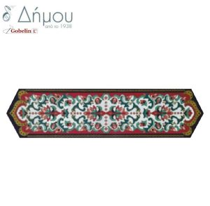 Σταμπωτό Runner / τραβέρσα σε καμβά 40x127cm