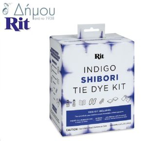 Βαφή ρούχων RIT Kit "Indigo Shibori Tie Dye"