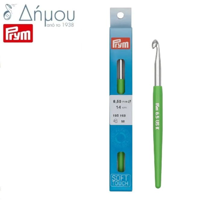 Βελονάκια πλεξίματος Soft-grip Ν6,5