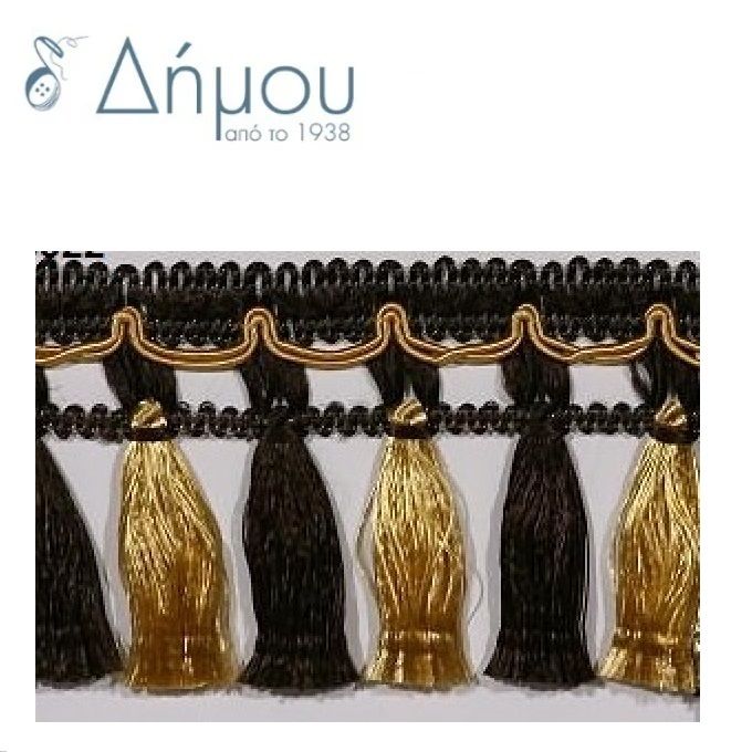 Τρέσσα κρόσσι χρυσοκλωστή Ν6022