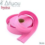 Κορδέλα δίμυτη λινή 22mm / 25mtrs