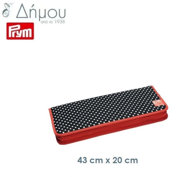 Θήκη για βελόνες πλεξίματος Polka Dots Prym