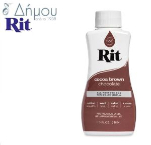Βαφή ρούχων RIT υγρή για φυσικά ή μικτά υφάσματα μέχρι 35% συνθετικό