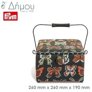 Κουτί ραπτικής τετράγωνο Butterfly Prym