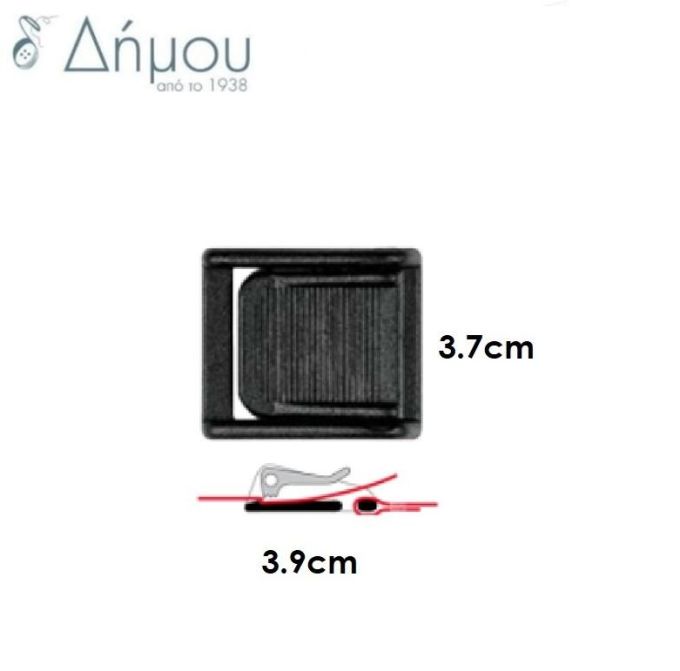 Αγκράφα για κάμερα τετράγωνη 30mm