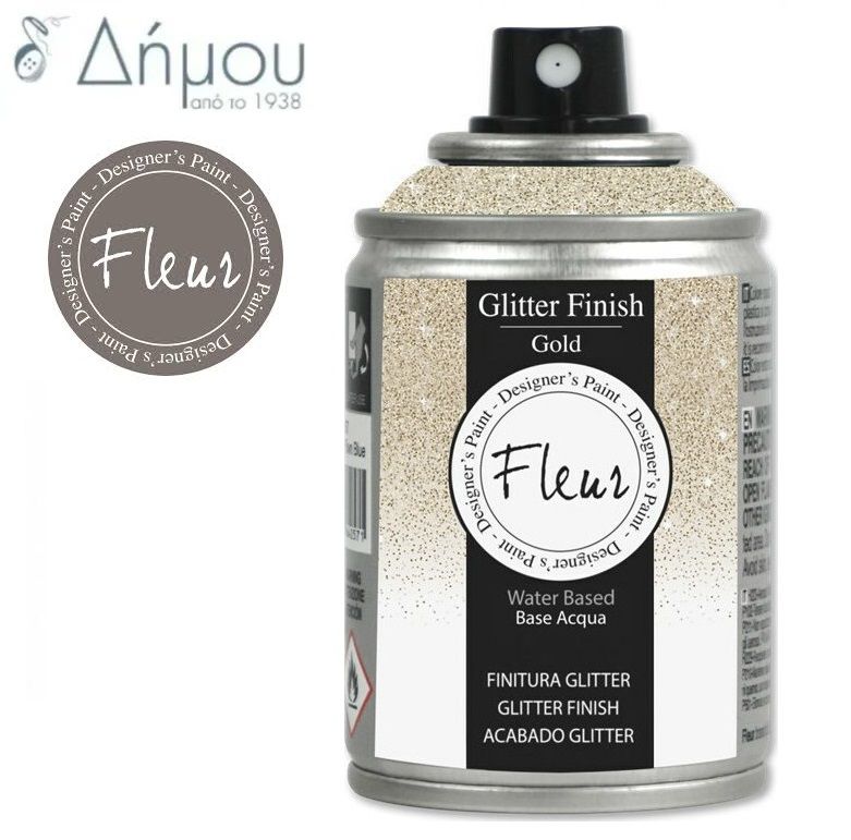 Σπρέι Glitter με βάση ακρυλικές ρητίνες νερού Fleur