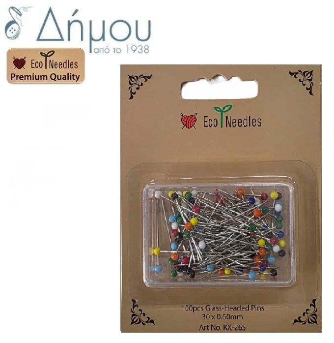 Καρφίτσες Κατασκευών Eco Needles 100 τεμαχίων