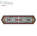 Σταμπωτό Runner / τραβέρσα σε καμβά 40x127cm