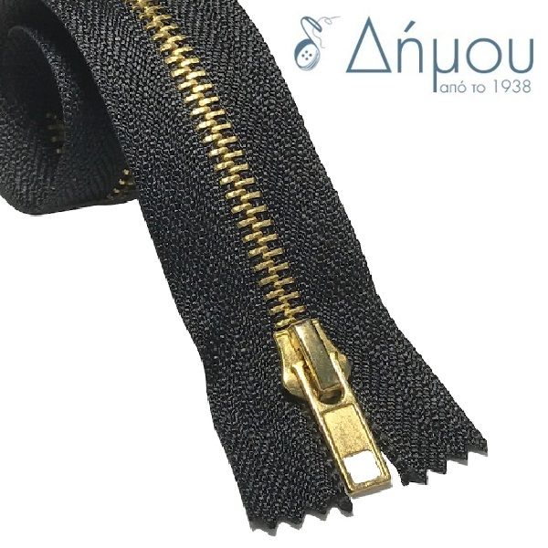 Φερμουάρ μεταλλικά χρυσά / 8cm