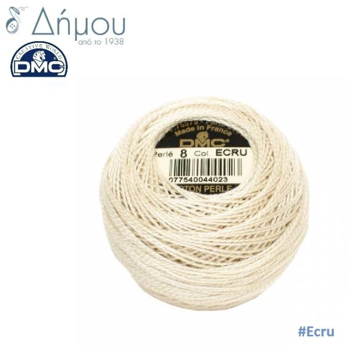 Νήμα Κεντήματος DMC Coton Perlé Ball Art.116 No8 / colour Ecru