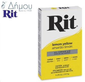 Βαφή ρούχων RIT σε σκόνη για φυσικά ή μικτά υφάσματα μέχρι 35% συνθετικό