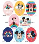Μοτίφ θερμοκολλητικό Disney Mickey & Minie σταμπωτά οβάλ